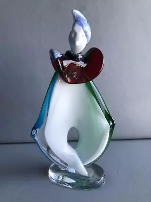 Buy Murano Venetian Glass Clown Object Figurine Made Italy • 284.51£