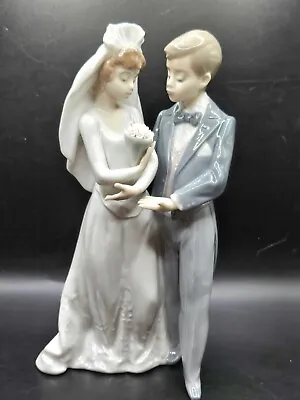 Buy 1991 Lladro #5885 “from This Day Forward” Wedding Bride & Groom Retired • 189.30£