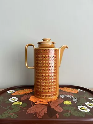 Buy Vintage Retro 1970s Hornsea Pottery Saffron Coffee Pot • 15£