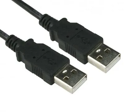 Buy USB Cable Male To Male 2.0 Lead A To A Plug To Plug 0.5m 1m 2m 3m 5m • 1.99£