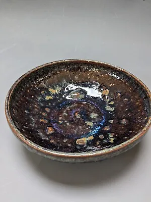 Buy Stoneware RAKU Glaze Wheel Turned Studio Pottery Bowl Handmade • 17.95£