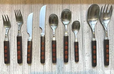 Buy VINTAGE DENBY ARABESQUE CUTLERY - Dessert Forks, Knives, Spoons & Soup Spoons • 6£