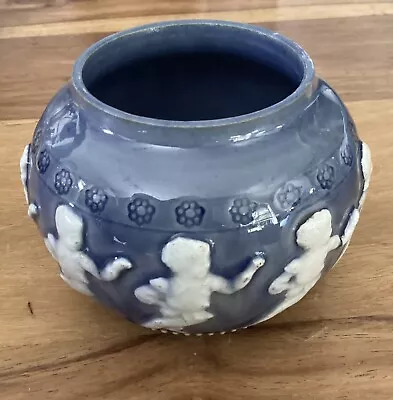 Buy Doulton Lambeth Dancing Children Paste Pot, 1880 • 9.99£