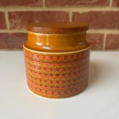 Buy Vintage Hornsea Pottery Saffron Cannister. Small. 1970s • 12£