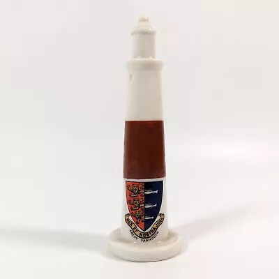 Buy WH Goss Crested China - Portland Lighthouse, Brown Band - Great Yarmouth  • 19.99£