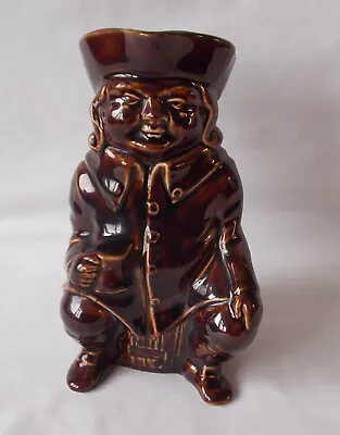 Buy Vintage Treacle Galzed Toby Jug. Rare Sterling Pottery . Later Ridgway. 1950 • 14.99£