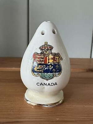 Buy Vintage Crested Ware Pepper Pot - Canada • 2£