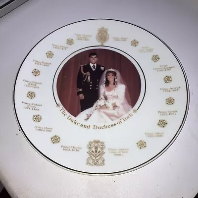 Buy Plate Duke Duchess York Royal Commemorative And 1986 Collection Andrew Sarah • 6.99£