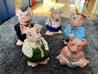 Buy Natwest WADE Piggy Bank Full Set (excellent Condition - With Stoppers) • 30£