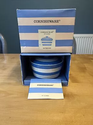 Buy T G Green Cornishware Butter Dish In Box • 25.99£