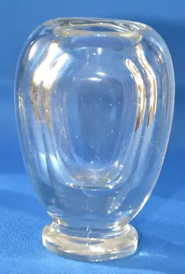 Buy Swedish Art Glass Vase With Flat Sides 4  Tall • 4.99£