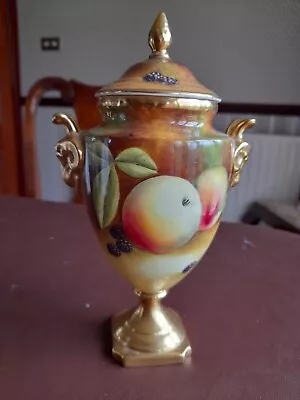 Buy Coalport Fruit Vase Hand Painted And Signed By Malcolm Hanett No Lid • 50£