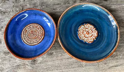 Buy ART STUDIO WOLD ROUTH ,BEVERLEY POTTERY Small Dish Bowl Flower Tree Hand Thrown • 12.99£