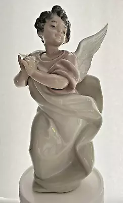 Buy Lladro 1987 Porcelain Figurine Angel (without Pipe) 5494  (22cm) • 40£