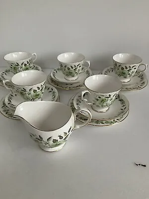 Buy Colclough Sedgley Pattern C572 Vintage Tea Set Trios - Cups Saucers Plates 16pcs • 25£