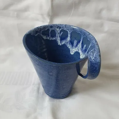 Buy  ❀ڿڰۣ❀ STUDIO POTTERY Hand Painted DRIP GLAZE Earthenware FREE FORM COFFEE MUG ❀ • 34.99£