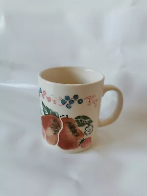 Buy Staffordshire Mug Vintage Fruit, Pears, Strawberries Pattern  • 4.99£