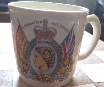 Buy 1953 Coronation Of Queen Elizabeth II, Commemorative Mug  • 12.99£