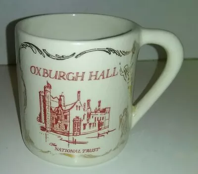 Buy Vintage Fordham Pottery Cambs. National Trust Mug Of Oxburgh Hall And Map • 5£