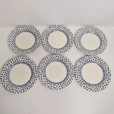 Buy Vintage English Ironstone Tableware LTD Provence Blue White Side Plates X 6 • 24.95£