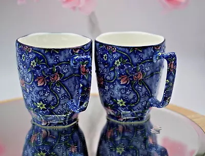 Buy Vintage Chintz Ringtons Set Of Two Mugs Porcelain Boxed By Sadler • 54£