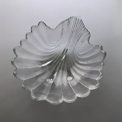 Buy Riedel Lead Crystal Glass Scalloped Shell Bowl Large11”Heavy Made In Austria B11 • 29.99£
