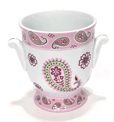 Buy Vera Bradley My Home Bermuda Pink Andrea By Sadek Vase Planter Pot Retired • 9.53£