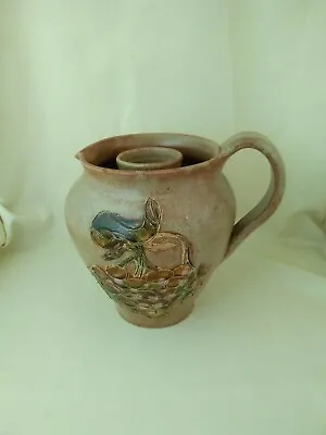 Buy Vintage, Vallauris, Pottery Wine Jug, Marked To Base • 26£