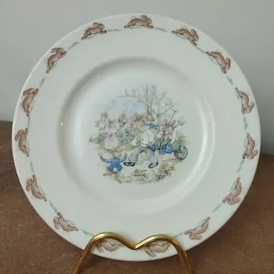 Buy Vintage, Royal Doulton 'Bunnykins' 20cm Bone China Child's Dinner Plate • 7.95£