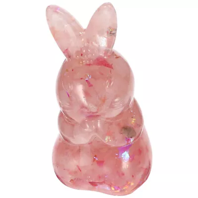 Buy 2 Pcs Rabbit Ornaments Small Jade Rabbit Crystal Stone Rabbit Cute Rabbit • 11.35£
