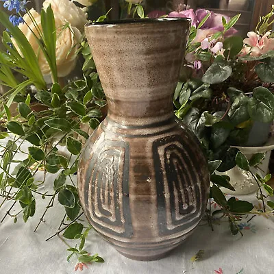 Buy RYE Flower Vase Cinque Ports Pottery 10.5” Mid Century MCM Retro 10.5” • 34.99£