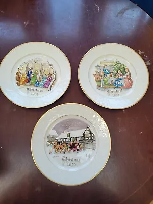 Buy Royal Worcester Christmas Plates 1979 , 1981, 1982 • 12.99£