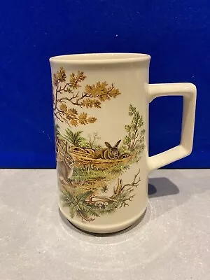 Buy Vintage Holkham Pottery Hare/ Wildlife Large Mug/ Tankard Made In England • 20£