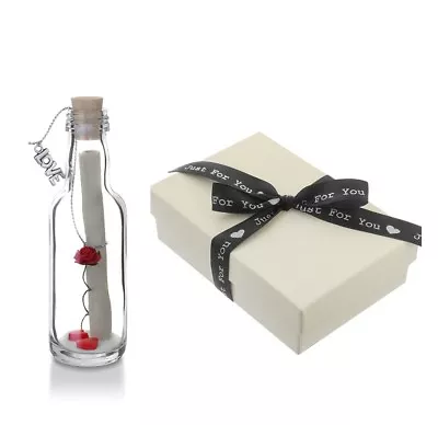 Buy 9th Pottery Wedding Anniversary Gift Personalised Message In A Bottle • 10£