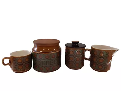 Buy Hornsea Pottery Bronte Bundle Jug Lidded Condiment Pot And Cup Kitchen Equipment • 9.99£