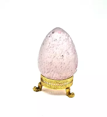 Buy Vintage Kosta Boda MONICA BACKSTRÖM Art Glass Pink Egg With Original Sticker • 23.68£
