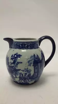Buy Victoria Ware Blue & White Ironstone Water Jug Ceramic 13cm Antique Collectable  • 9.99£