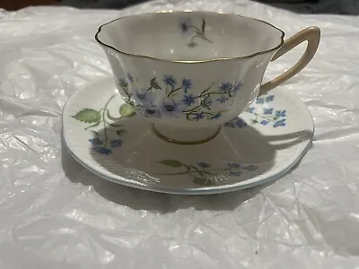 Buy Shelley Cup And Saucer, Fine Bone China • 7£