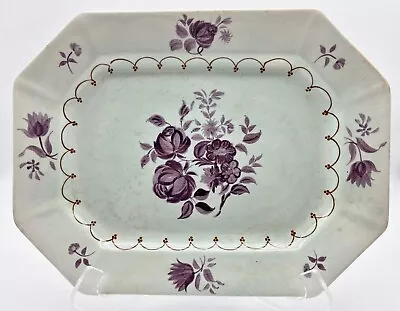 Buy Antique Adams Calyx Ware China England Regent Purple 12  Serving Platter • 85.34£