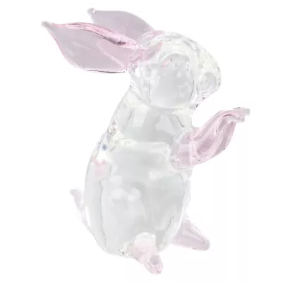Buy  Glass Animal Ornament Clear Sculpture Household Bunny Decor Crafts Ornaments • 10.18£