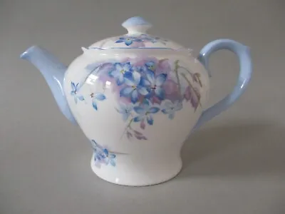 Buy A Vintage Shelley Blue Spray Teapot Tea Pot Fine Bone China C. 1930’s ~ 2 Cups • 25£