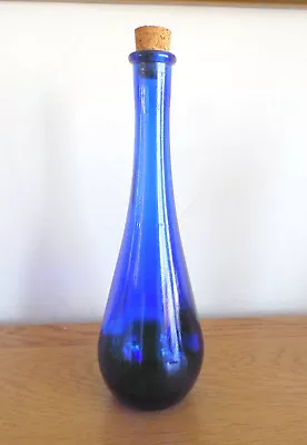 Buy Vintage Collectable Cobalt Blue Glass Bottle • 14.99£