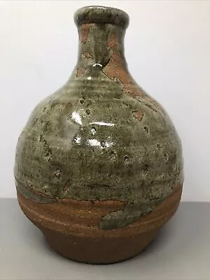 Buy Glenn Lewis (Leach  Apprentice 1960’s) Bottle Vase 21 Cm Tall #1534 • 250£