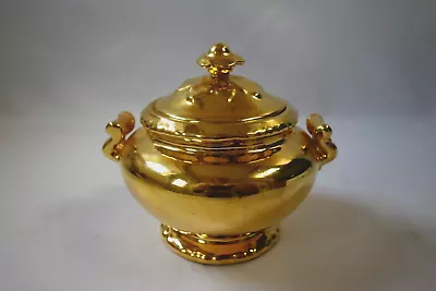 Buy Royal Worcester Gold Gilt China Lidded Sugar Bowl • 4£