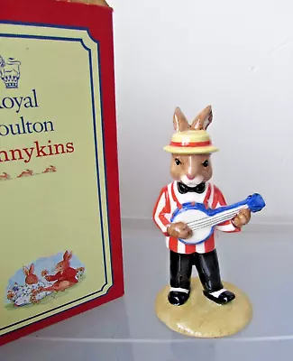 Buy Royal Doulton Bunnykins Figurine BANJO BUNNY DB182 Limited Edition 1998 • 16£