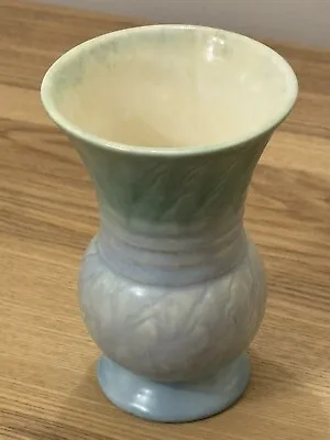 Buy SYLVAC VASE  #676 . Marbled Pink With Green Base 12 Cm High • 8£