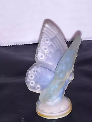Buy Vintage Sabino France Opalescent Art Glass Butterfly Open Wings 2.5 Inches Tall • 56.68£