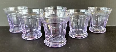 Buy Vintage Neodymium Alexandrite Depression Glass Tumblers 3  Set Of 6 • 189.75£