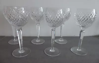 Buy WATERFORD CRYSTAL Alana Hock Wine Glasses X 6 Available Gothic Script • 24£