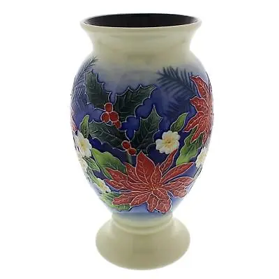Buy Old Tupton Ware Poinsettia Design Vase 25cm TW1285 • 44.99£